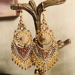 New! Filigree chandelier earrings